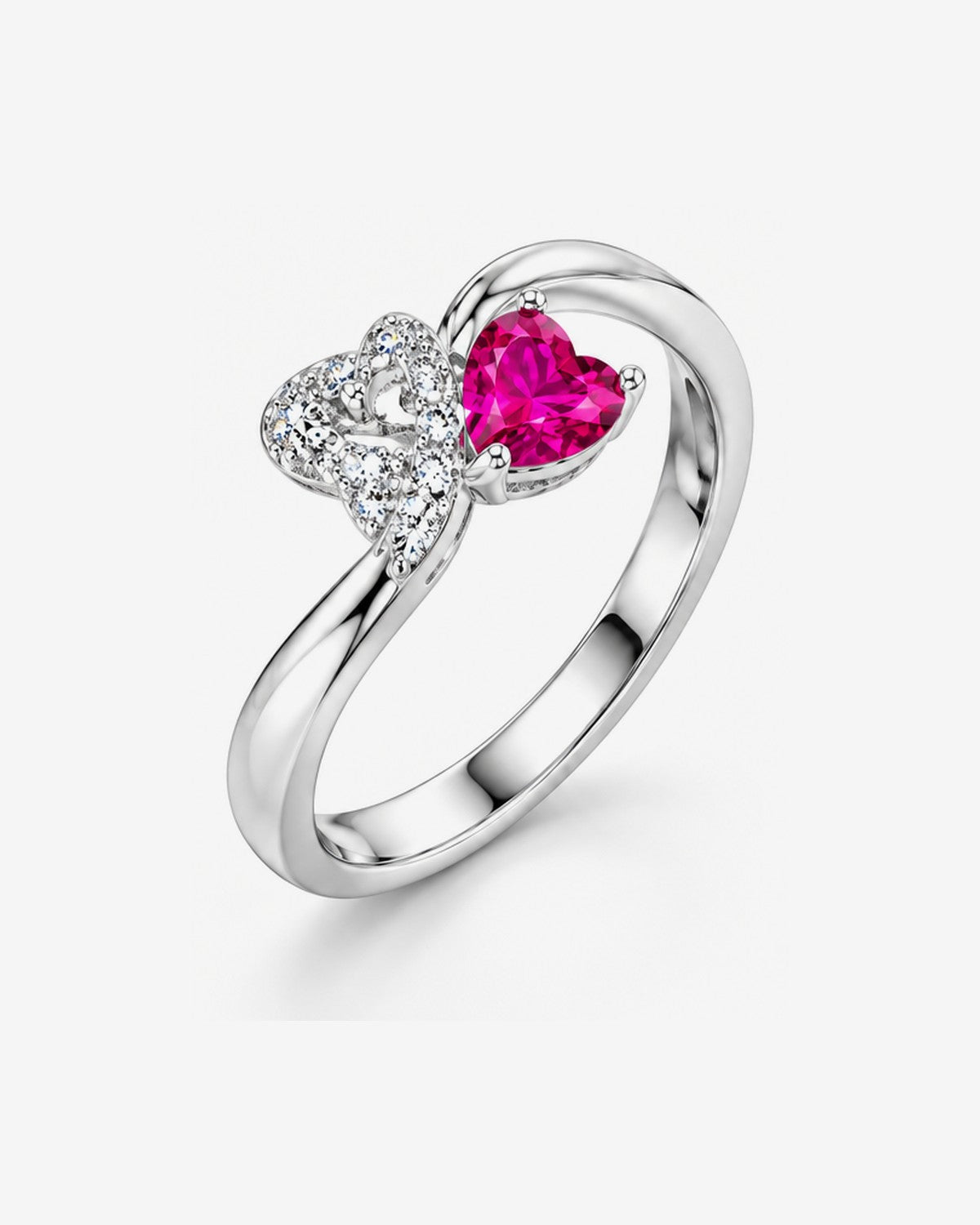 Anillo Llama Gemela – vista 3