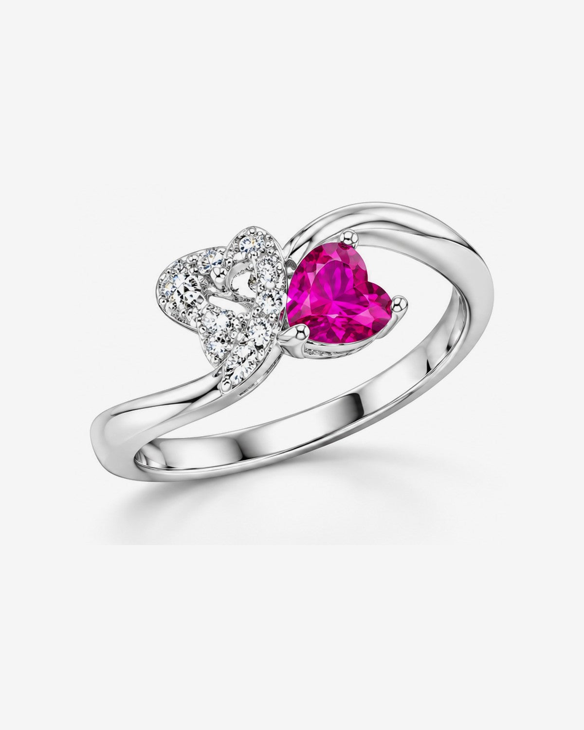 Anillo Llama Gemela – vista 1