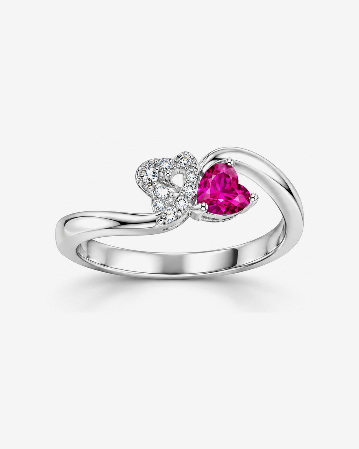 Anillo Llama Gemela – vista 2