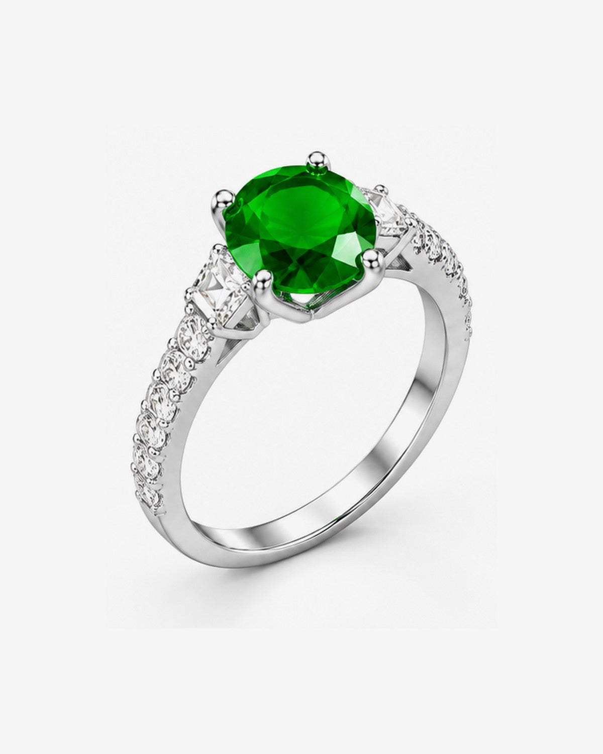 Anillo Brillo Esmeralda – vista 4