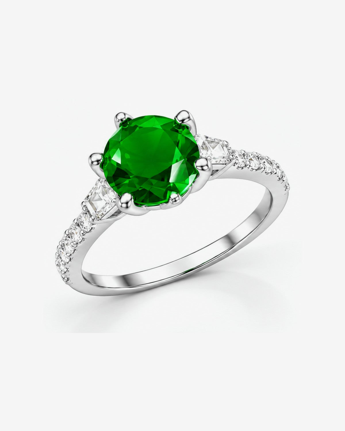Anillo Brillo Esmeralda – vista 1