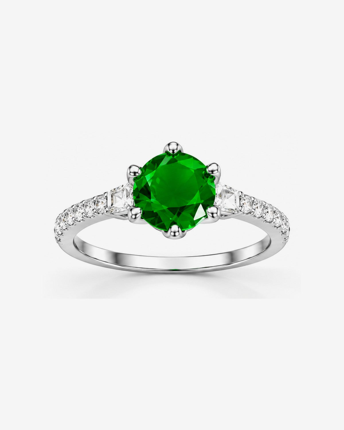 Anillo Brillo Esmeralda – vista 2