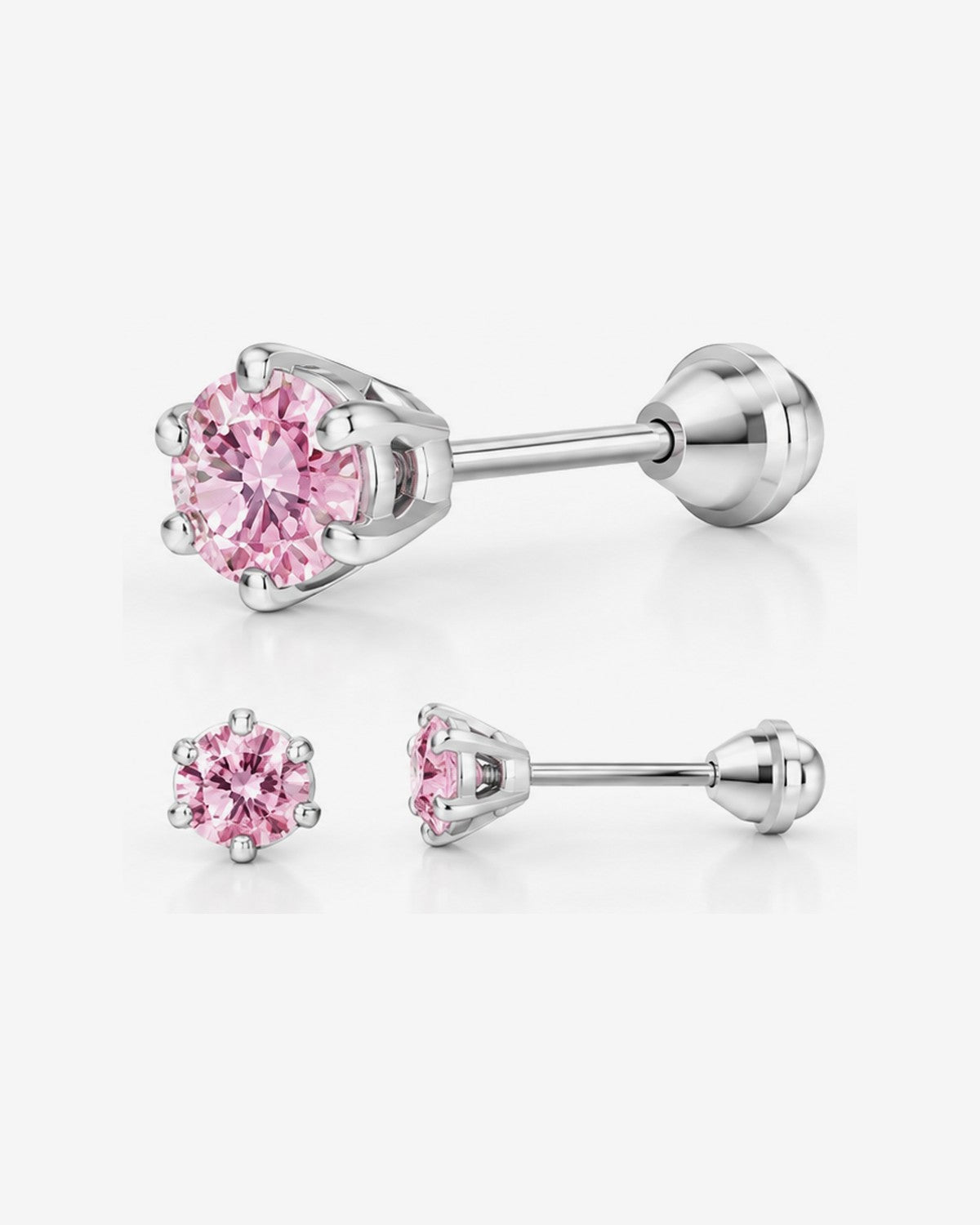 Aretes Luz Rosa – vista 1