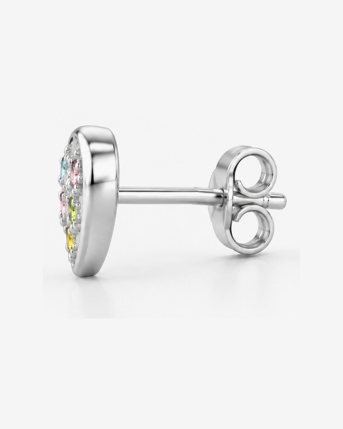 Aretes Corazón Arcoíris – vista 4