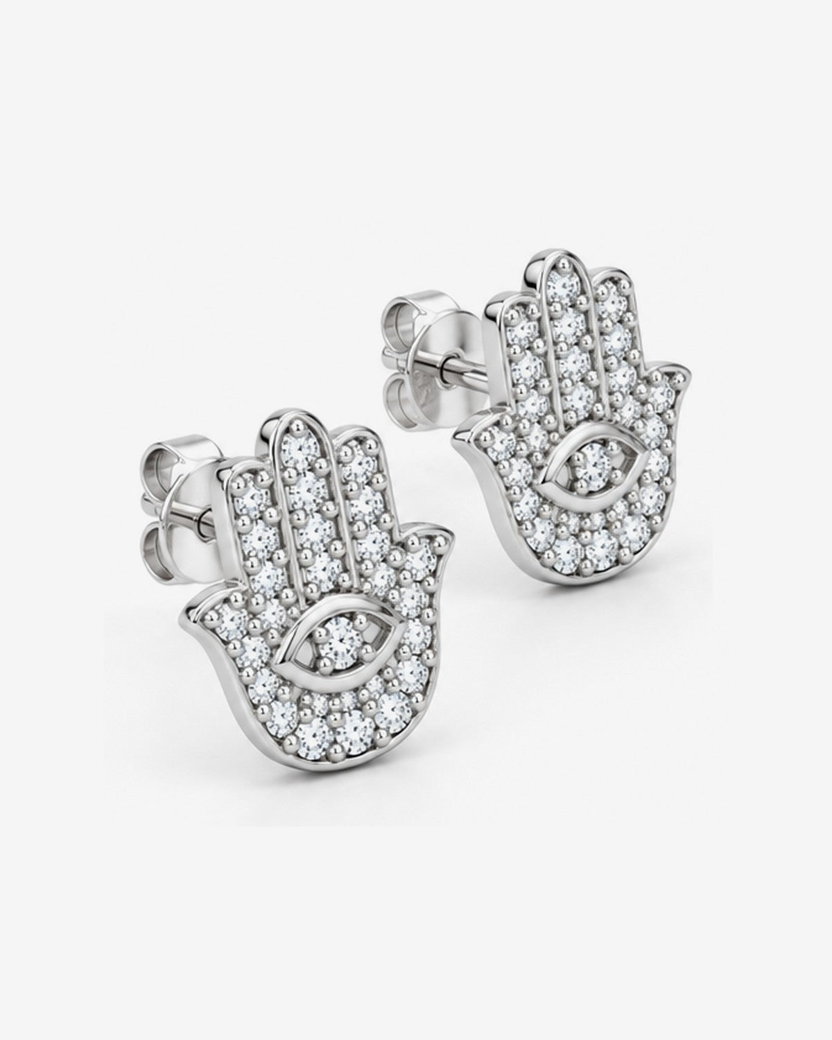 Aretes Mano de Fátima – vista 3