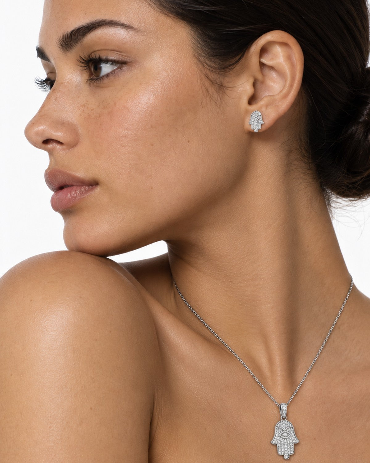Aretes Mano de Fátima – modelo