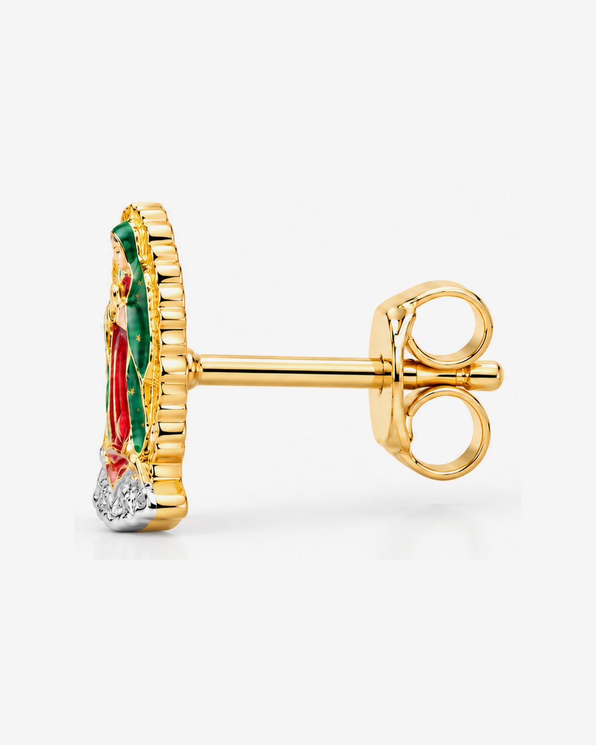 Aretes Virgen de Guadalupe – vista 1