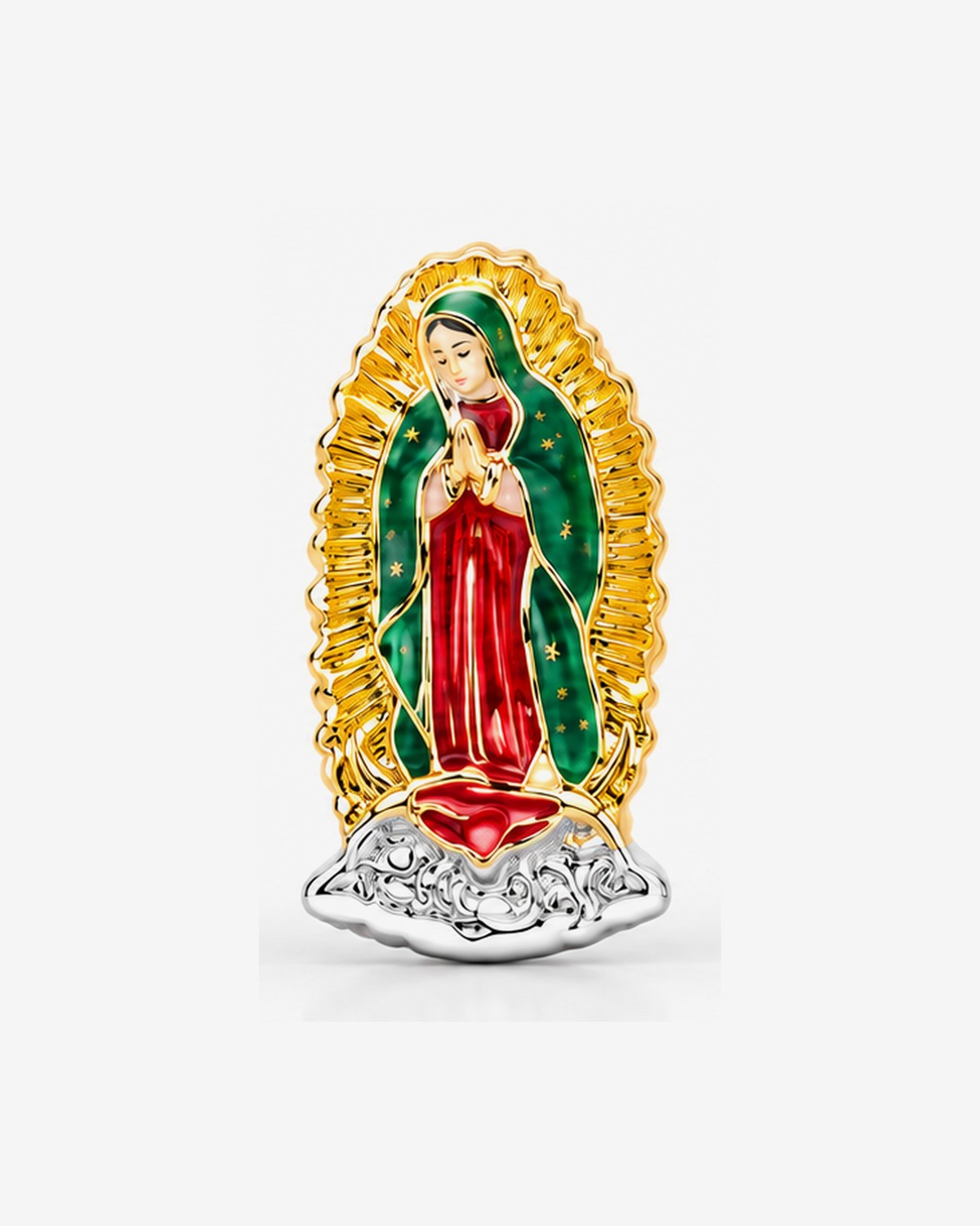 Aretes Virgen de Guadalupe – vista 2