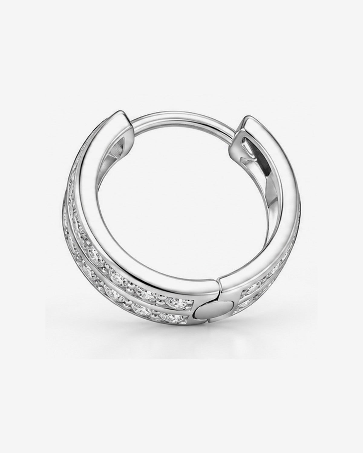 Aretes Arracada Doble Halo