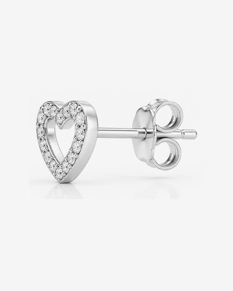 Aretes Corazón Brillante