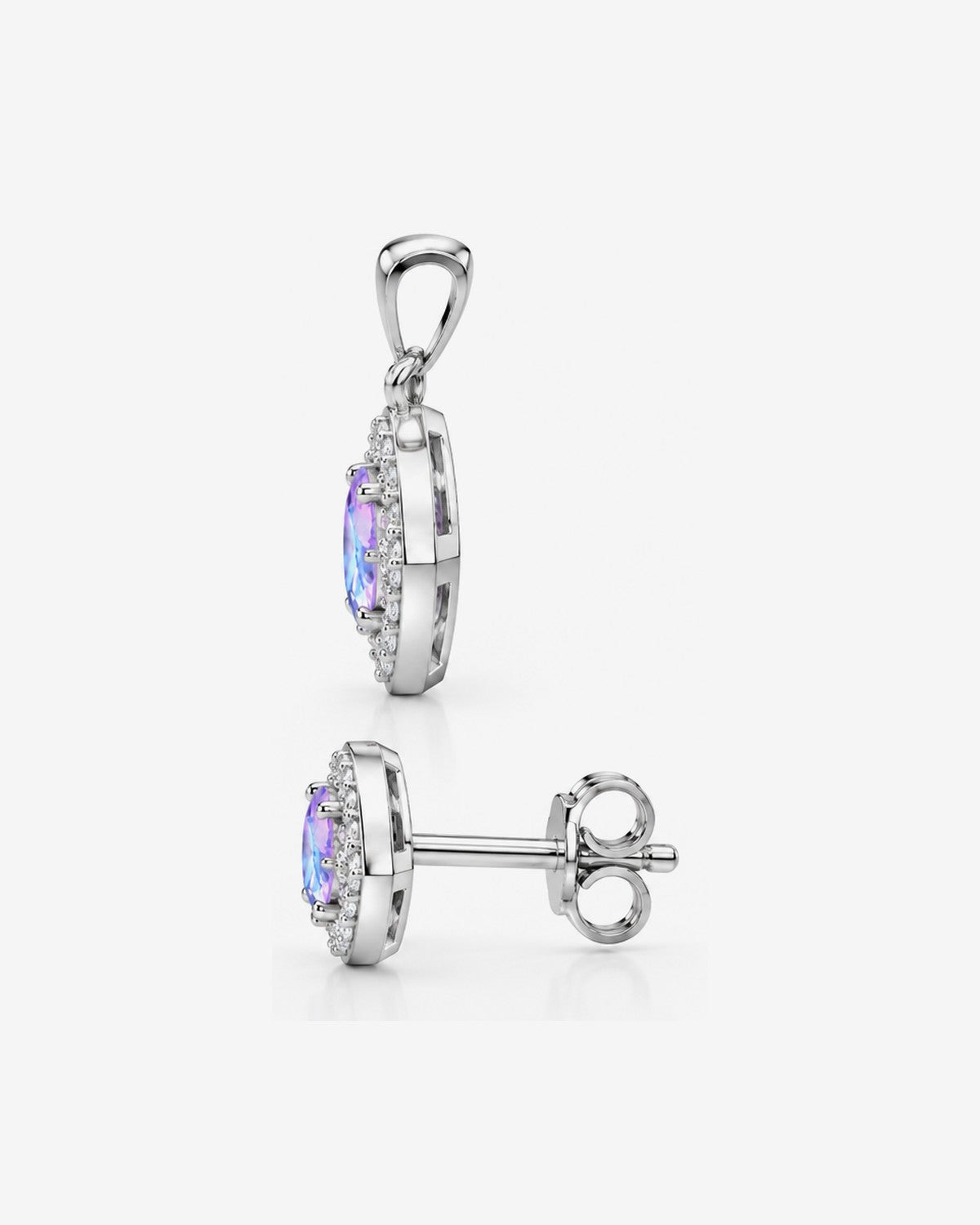 Aretes y Dije Luz Tornasol – vista 5
