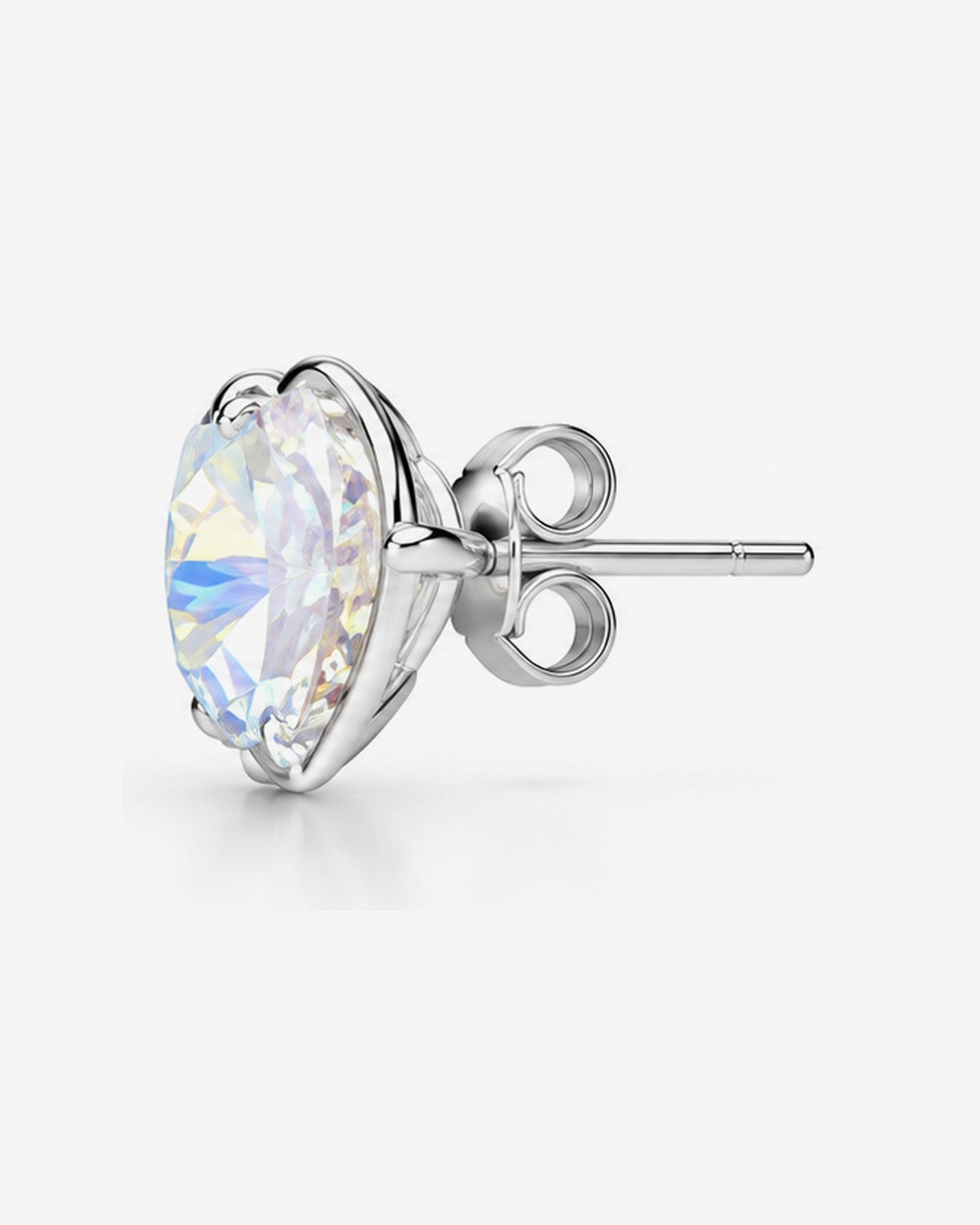 Aretes y Dije Corazón Luz Tornasol – vista 4